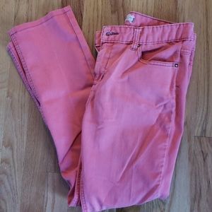 Free People Jean's Skinny 27 Coral